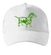 Кепка Зелена такса Білий Кепка Зелена такса Білий фото