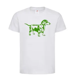 Дитяча футболка The dog Білий фото