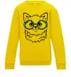 Детский Свитшот Кitten in blue glasses Солнечно желтый Детский Свитшот Кitten in blue glasses Солнечно желтый фото