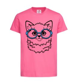 Детская футболка Кitten in blue glasses