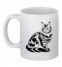 Чашка керамічна Maine Coon cat Чашка керамічна Maine Coon cat