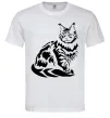 Мужская футболка Maine Coon cat Белый Мужская футболка Maine Coon cat Белый фото