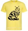 Чоловіча футболка Maine Coon cat Лимонний фото