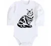 Дитячий бодік Maine Coon cat Білий Дитячий бодік Maine Coon cat Білий фото