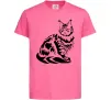 Дитяча футболка Maine Coon cat Яскраво-рожевий фото