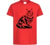 Дитяча футболка Maine Coon cat Червоний фото
