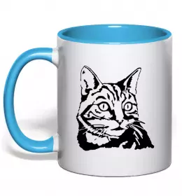 Чашка с цветной ручкой