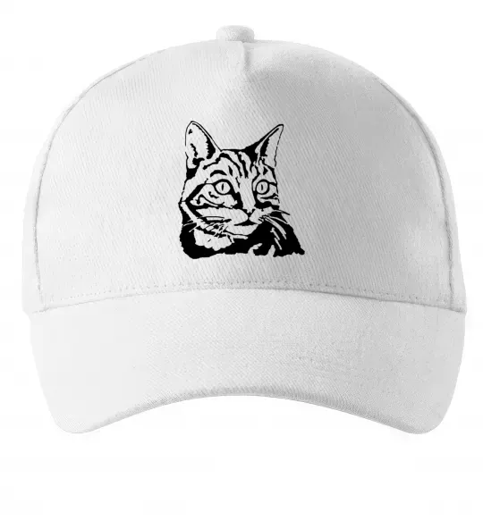Кепка Просто кіт Білий фото
