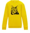 Детский Свитшот Просто кіт Солнечно желтый фото