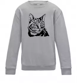 Детский Свитшот Not today cat Солнечно желтый фото