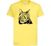 Дитяча футболка Просто кіт Лимонний фото