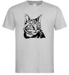 Чоловіча футболка Просто кіт Сірий Чоловіча футболка Просто кіт Сірий фото