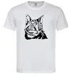 Чоловіча футболка Просто кіт Білий Чоловіча футболка Просто кіт Білий фото