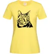 Женская футболка Просто кіт Лимонный Женская футболка Просто кіт Лимонный фото