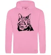 Чоловіча толстовка (худі) Просто кіт Рожевий фото