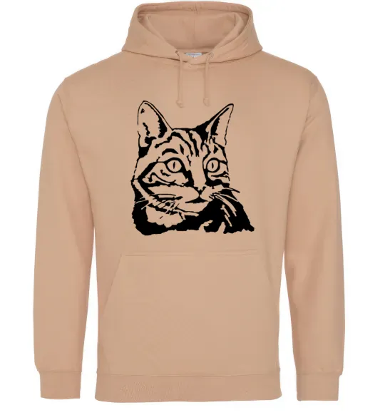 Жіноча толстовка (худі) Просто кіт Пісочний фото