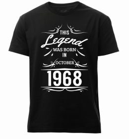 Мужская премиум футболка This legend was born in october