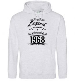 Мужская толстовка (худи) This legend was born in november Мужская толстовка (худи) This legend was born in november