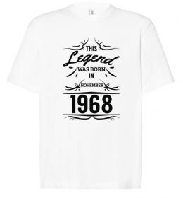 Футболка Оверсайз This legend was born in november Футболка Оверсайз This legend was born in november