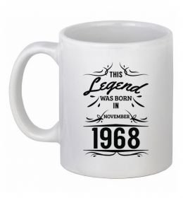 Чашка керамічна This legend was born in november Чашка керамічна This legend was born in november