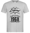 Мужская футболка This legend was born in november Серый фото