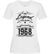 Женская футболка This legend was born in november Белый фото