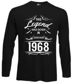 Лонгслив This legend was born in january Лонгслив This legend was born in january