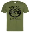 Мужская футболка Vintage 1978 Оливковый фото