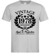 Мужская футболка Vintage 1978 Серый фото