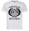 Мужская футболка Vintage 1978 Белый фото