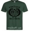 Чоловіча футболка Vintage 1978 Темно-зелений фото