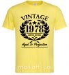 Чоловіча футболка Vintage 1978 Лимонний фото