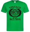 Мужская футболка Vintage 1978 Зеленый фото