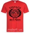 Чоловіча футболка Vintage 1978 Червоний фото