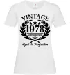 Женская футболка Vintage 1978 Белый фото