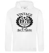 Жіноча толстовка (худі) Vintage 1978 Білий фото
