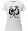 Женская премиум футболка Vintage 1978 Белый фото