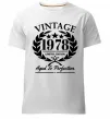 Чоловіча преміум футболка Vintage 1978 Білий фото
