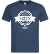 Чоловіча футболка Born in sixty years ago Темно-синій фото