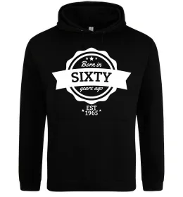Мужская толстовка (худи) 60th Birthday Черный фото