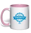 Чашка з кольоровою ручкою Born in twenty years ago Ніжно рожевий Чашка з кольоровою ручкою Born in twenty years ago Ніжно рожевий фото