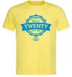 Мужская футболка Born in twenty years ago Лимонный Мужская футболка Born in twenty years ago Лимонный фото