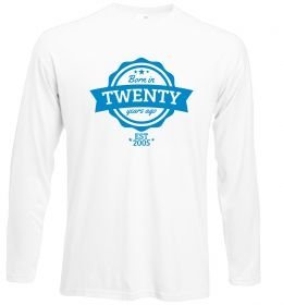 Лонгслів Born in twenty years ago Лонгслів Born in twenty years ago