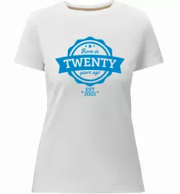 Женская премиум футболка №20 original since Черный фото