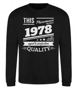 Свитшот February 1985 awesome Черный фото