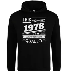 Мужская толстовка (худи) 40th Birthday Черный фото