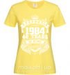 Женская футболка June 1978 awesome Лимонный фото