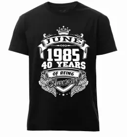 Мужская премиум футболка Життя починається в 40 Белый фото