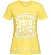 Жіноча футболка August 1978 awesome Лимонний фото