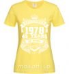 Жіноча футболка November 1978 awesome Лимонний фото